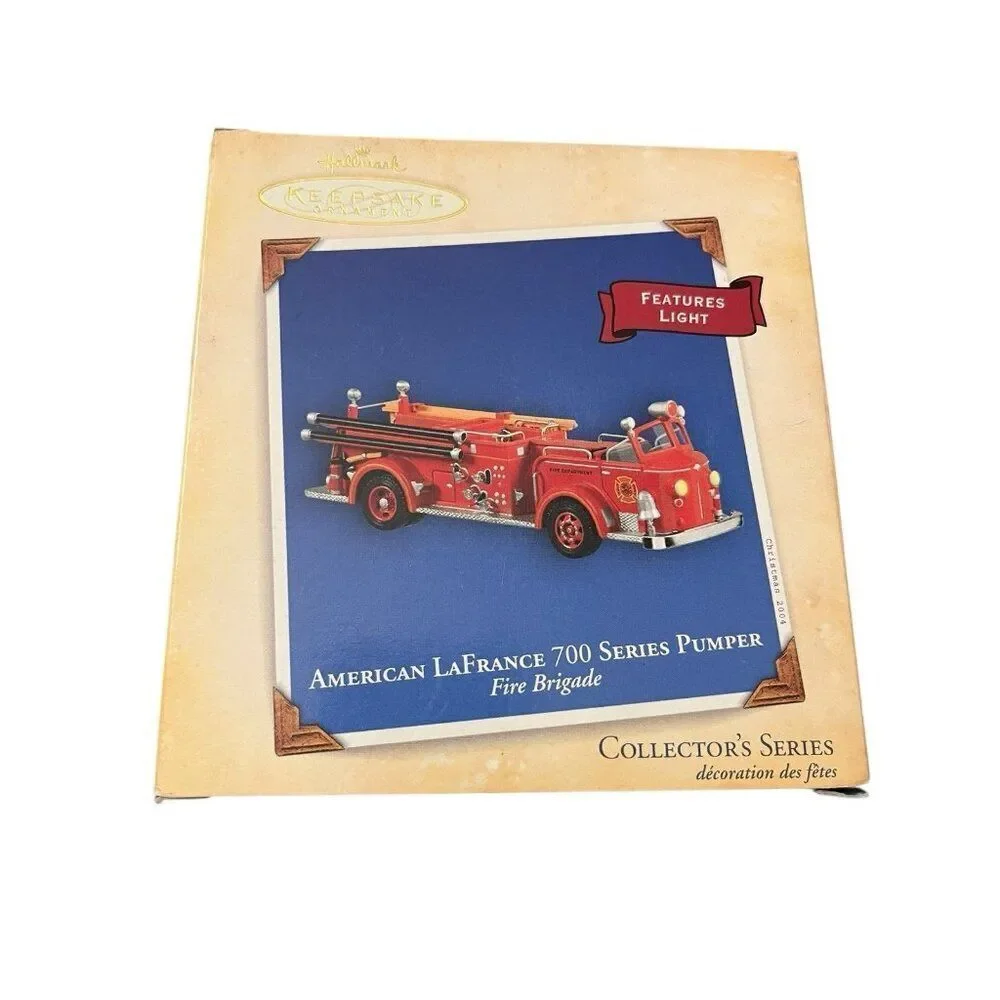 Hallmark Keepsake Ornament American LaFrance 700 Pumper Fire Brigade Sealed